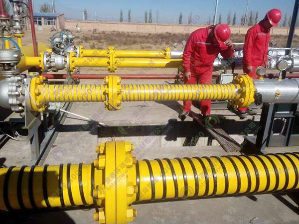 應縣煤氣站管道保溫