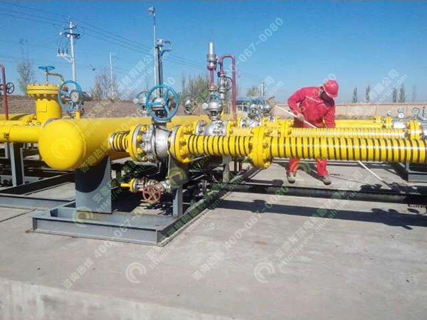 應縣煤氣站管道保溫1