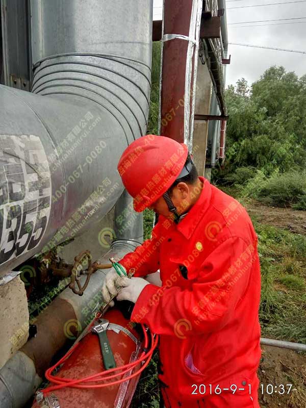 大慶宏偉電廠設備保溫1