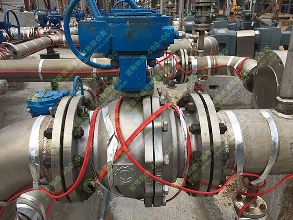 內(nèi)蒙古蒙維科技有限公司管道、罐體電伴熱保溫1