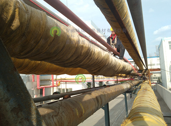 內(nèi)蒙古常盛制藥無(wú)縫鋼管電伴熱保溫