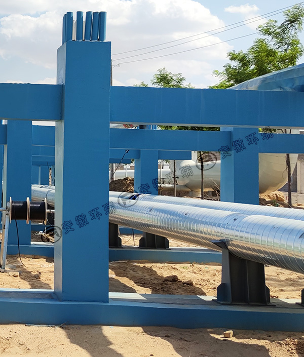 化工排水管道應用電伴熱帶保溫