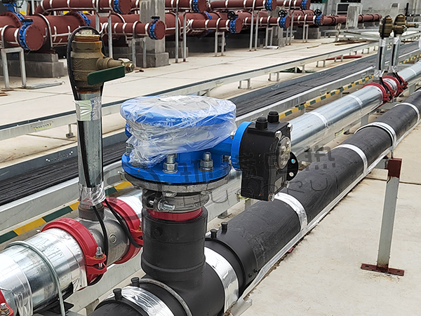 管道上電伴熱系統(tǒng)保溫安裝實(shí)物圖