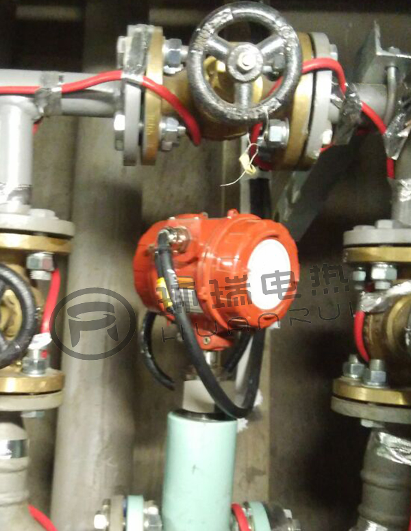 船舶管道電伴熱安裝實物圖